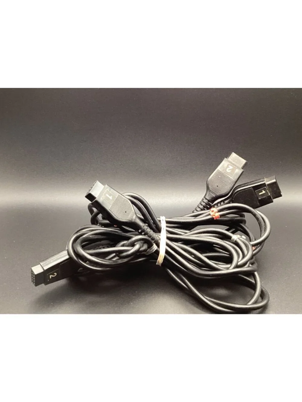 Atari 2600 7800 Sega Genesis Lot of 2 9-Pin 9ft Extension Cables Untested As-Is!